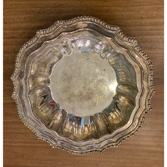 Avon‎ Hudson Manor Collection Silverplated Dish Made in Italy - Picture 1 of 6